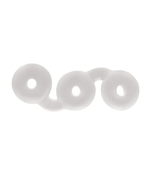 Perfect Fit Brand Perfect Fit Triple Donut Ring - Clear Penis Toys