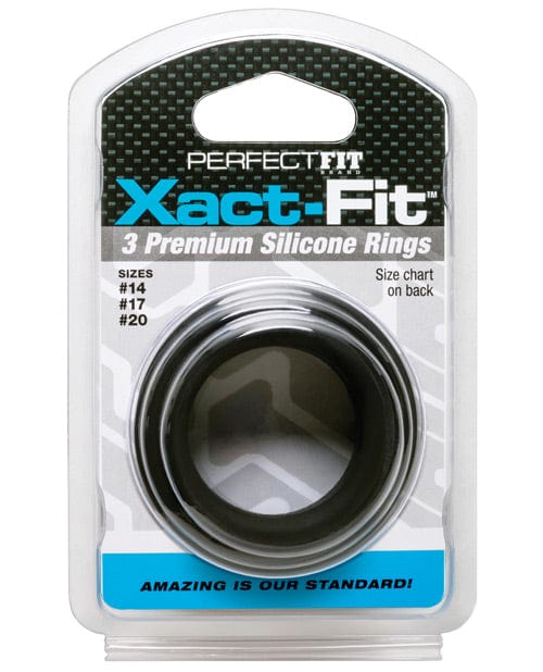 Perfect Fit Brand Perfect Fit Xact Fit 3 Ring Kit Small/Medium/Large Penis Toys
