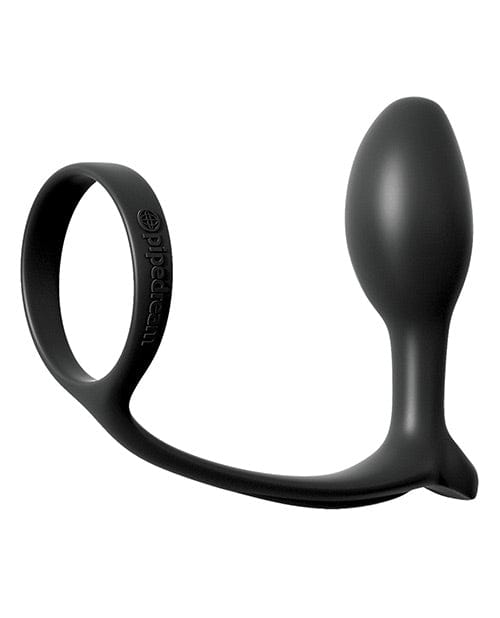 Pipedream Products Anal Fantasy Ass-gasm Cockring Beginners Plug - Black Anal Toys