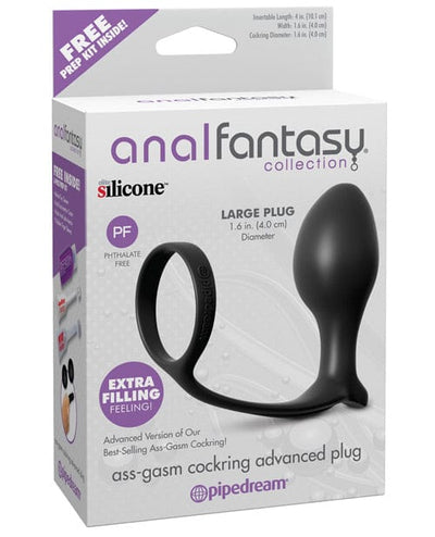 Pipedream Products Anal Fantasy Collection Ass Gasm Advanced Plug with Cockring Anal Toys