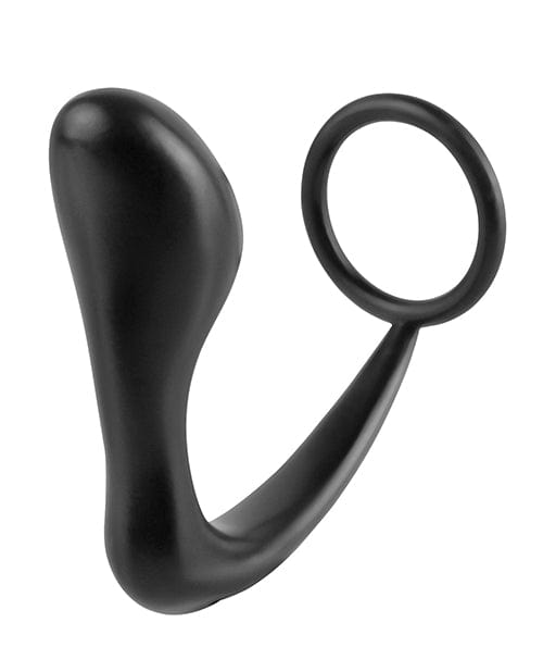 Pipedream Products Anal Fantasy Collection Ass Gasm Cockring Plug - Black Anal Toys