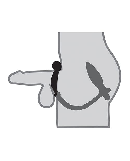 Anal Fantasy Collection Ass Kicker with Cockring - Black