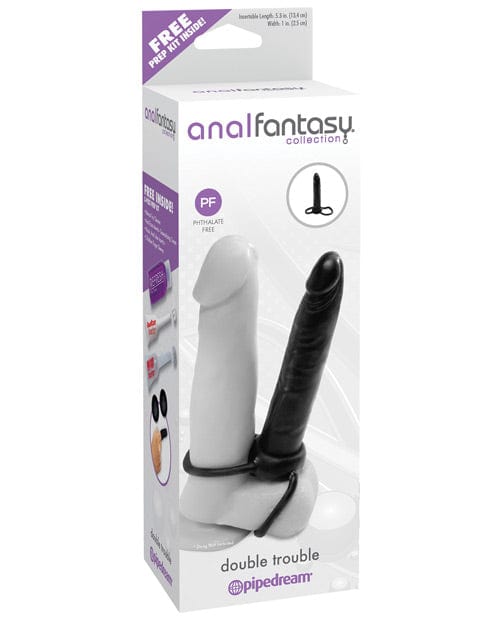 Pipedream Products Anal Fantasy Collection Double Trouble - Black Anal Toys
