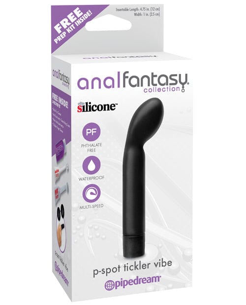 Pipedream Products Anal Fantasy Collection P Spot Tickler Vibe - Black Anal Toys