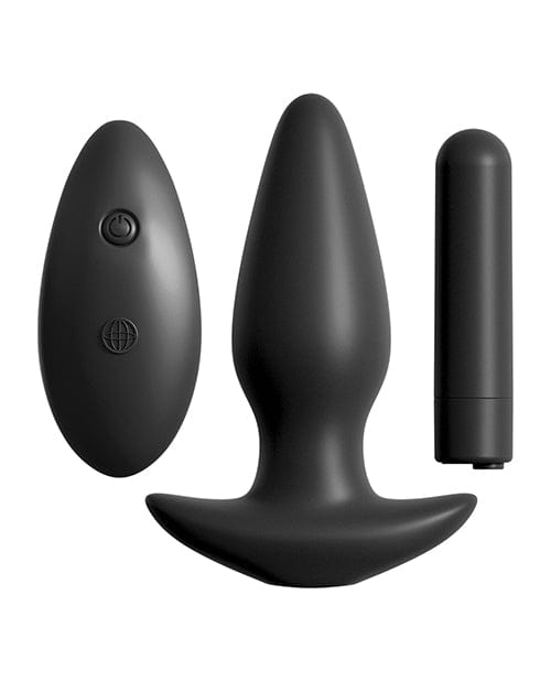 Pipedream Products Anal Fantasy Collection Remote Control Silicone Plug - Black Anal Toys