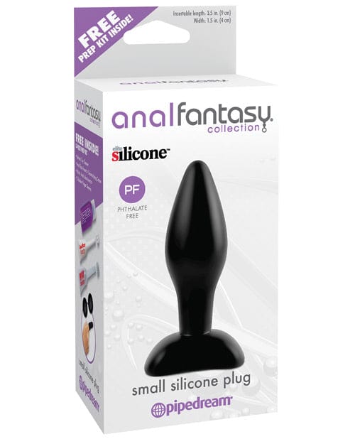 Pipedream Products Anal Fantasy Collection Small Silicone Plug - Black Anal Toys
