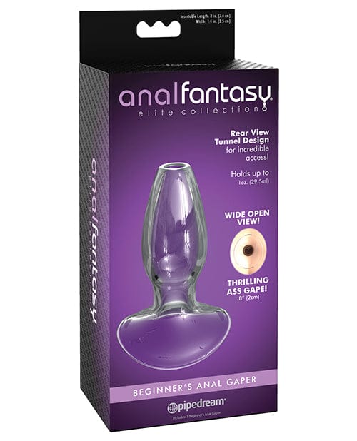 Pipedream Products Anal Fantasy Elite Anal Glass Gaper Beginners Anal Toys