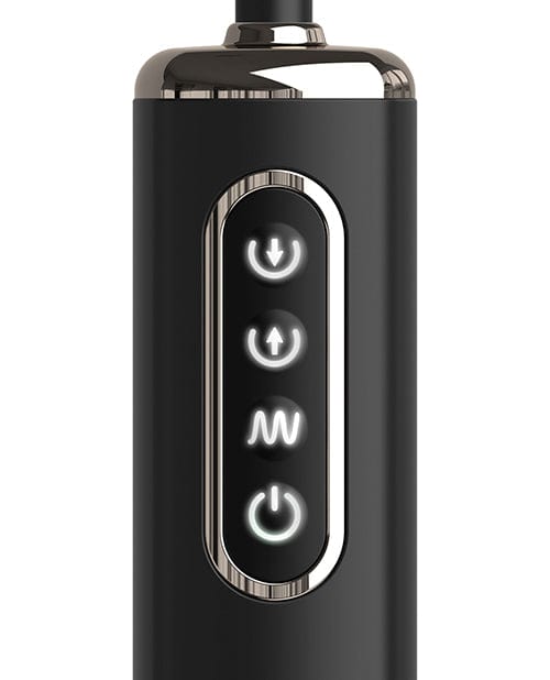 Pipedream Products Anal Fantasy Elite Collection Auto Throb Inflatable Vibrating Plug - Black Anal Toys