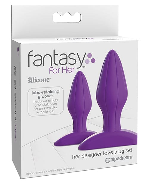Pipedream Products Fantasy For Her Designer Love Plug Set - Purple Anal Toys