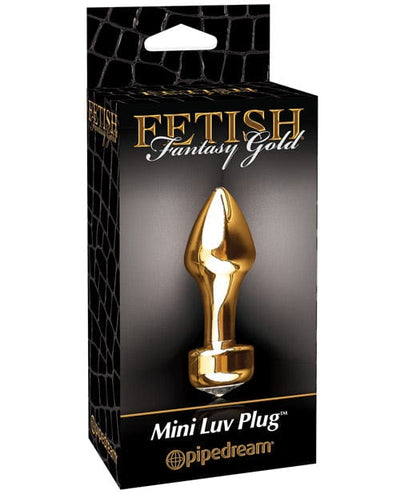 Pipedream Products Fetish Fantasy Gold Mini Luv Plug - Gold Anal Toys
