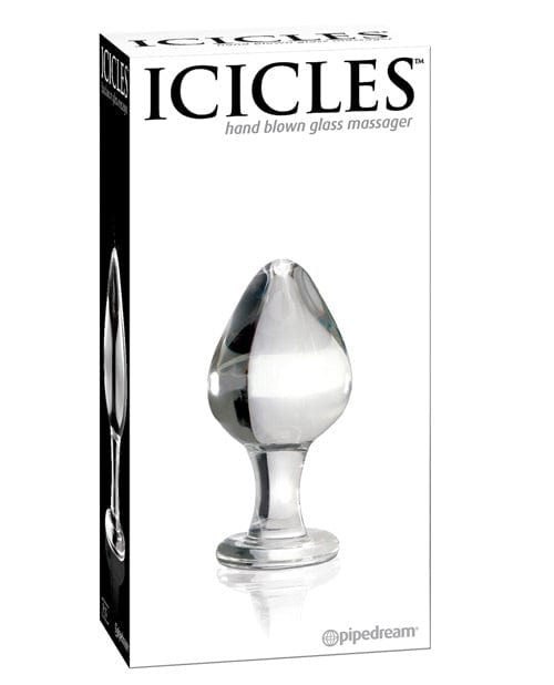 Pipedream Products Icicles No. 25 Hand Blown Glass - Clear Anal Toys