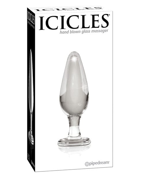 Pipedream Products Icicles No. 26 Hand Blown Glass - Clear Anal Toys