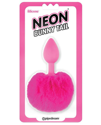 Pipedream Products Neon Luv Touch Bunny Tail Pink Anal Toys