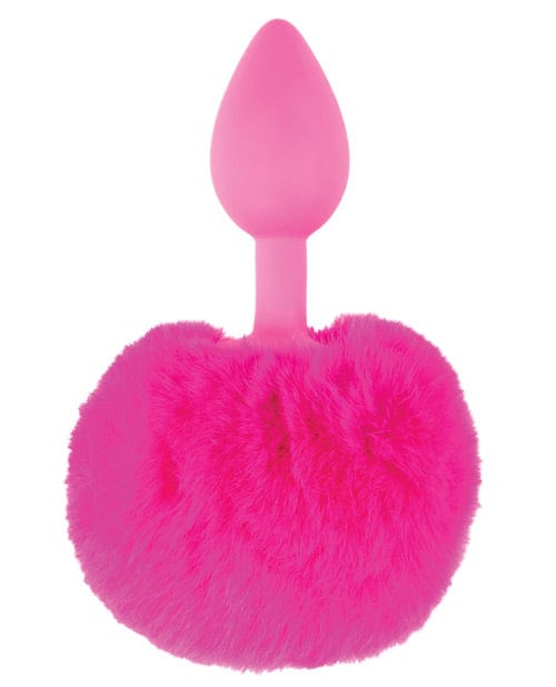 Pipedream Products Neon Luv Touch Bunny Tail Pink Anal Toys