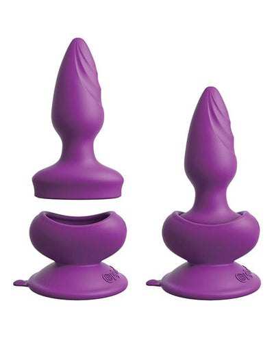 Pipedream Products Threesome Wall Banger Plug - Purple Anal Toys