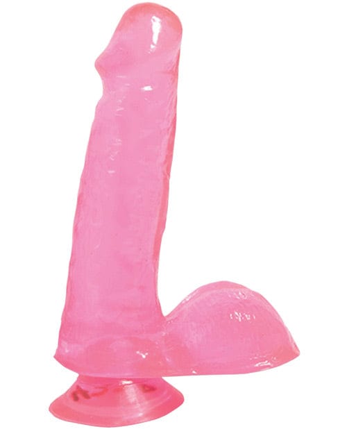 Pipedream Products Basix Rubber Works 6" Dong with Suction Cup - Pink Dildos