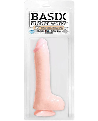 Pipedream Products Basix Rubber Works Dong with Suction Cup Flesh Dildos