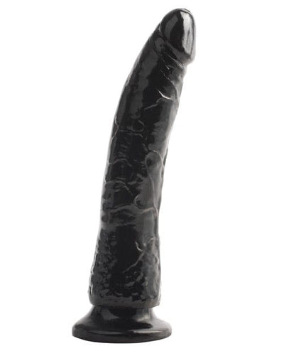 Pipedream Products Basix Rubber Works Slim 7" with Suction Cup - Black Dildos