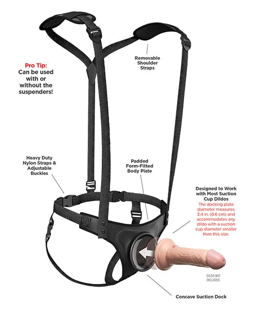 Pipedream Products Body Dock Strap-on Suspenders Dildos