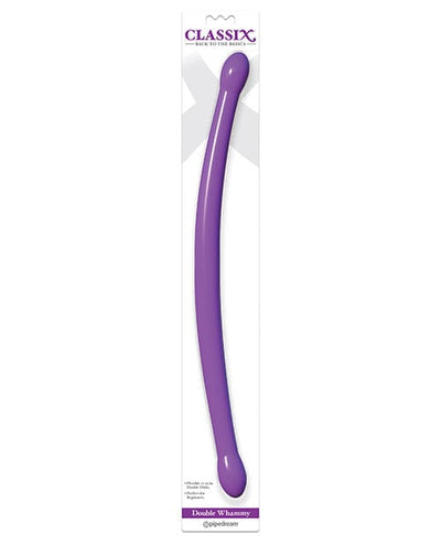 Pipedream Products Classix 18" Bendable Double Whammy Purple Dildos