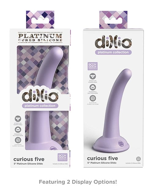 Pipedream Products Dillio Platinum 5" Curious Five Silicone Dildo Dildos