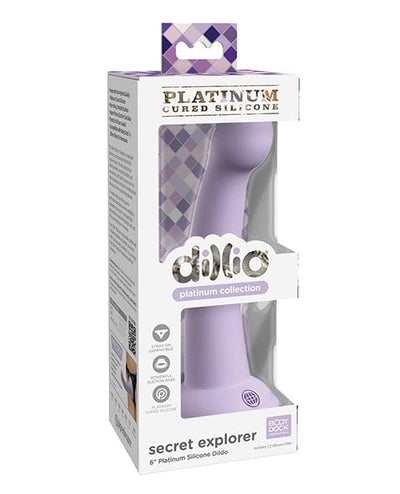 Pipedream Products Dillio Platinum 6" Secret Explorer Silicone Dildo Purple Dildos