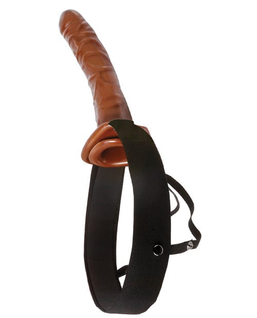 Pipedream Products Fetish Fantasy Series 10" Chocolate Dream Hollow Strap On Dildos