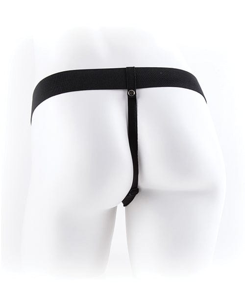 Pipedream Products Fetish Fantasy Series 7" Vibrating Hollow Strap On with Balls Dildos