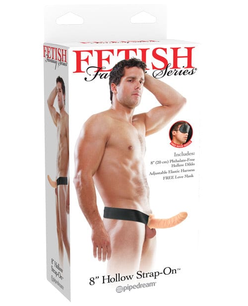 Pipedream Products Fetish Fantasy Series 8" Hollow Strap On Flesh Dildos
