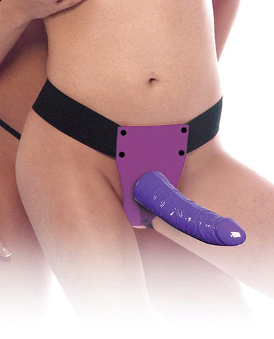 Pipedream Products Fetish Fantasy Series Sensual Comfort Strap On with Dildo - Purple Dildos