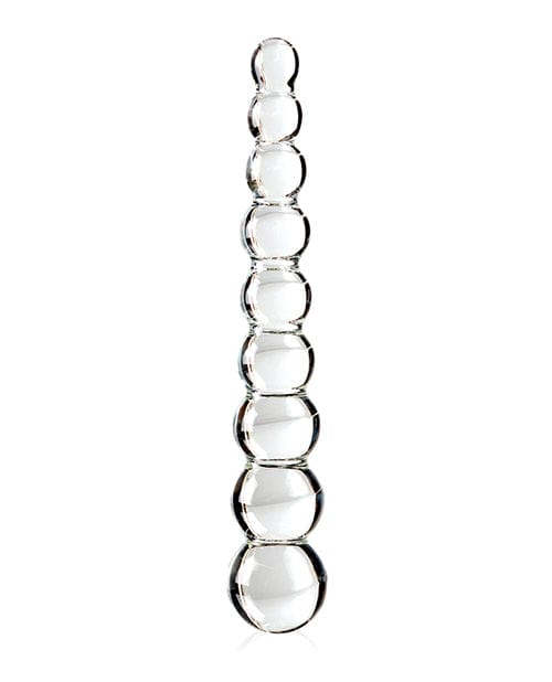Pipedream Products Icicles No. 2 Hand Blown Glass Massager - Clear Rippled Dildos