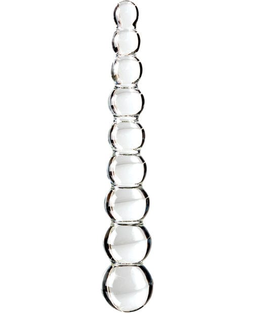 Pipedream Products Icicles No. 2 Hand Blown Glass Massager - Clear Rippled Dildos