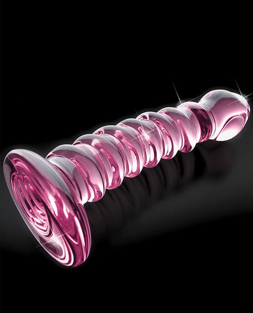 Pipedream Products Icicles No. 28 Hand Blown Glass with Ridges Dildos