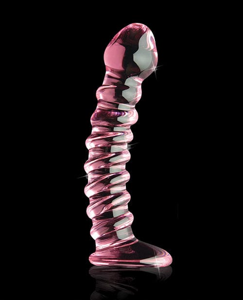 Pipedream Products Icicles No. 28 Hand Blown Glass with Ridges Dildos