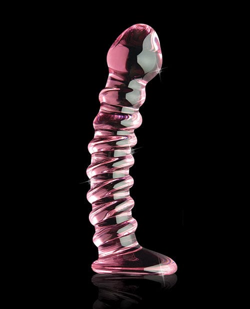 Pipedream Products Icicles No. 28 Hand Blown Glass with Ridges Dildos