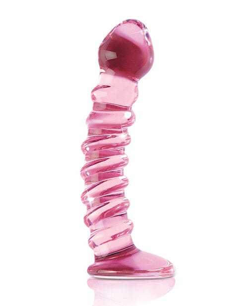 Pipedream Products Icicles No. 28 Hand Blown Glass with Ridges Dildos
