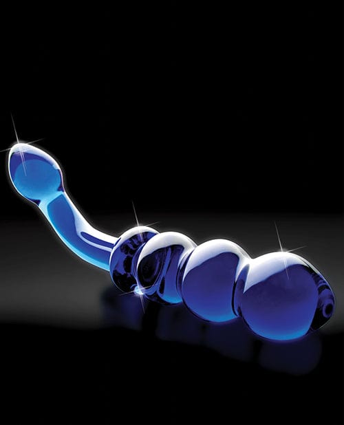 Pipedream Products Icicles No. 31 Hand Blown Glass - Blue G Spot Dildos