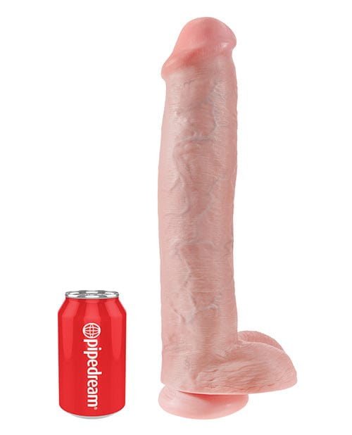 Pipedream Products King Cock 15" Cock with Balls Flesh Dildos