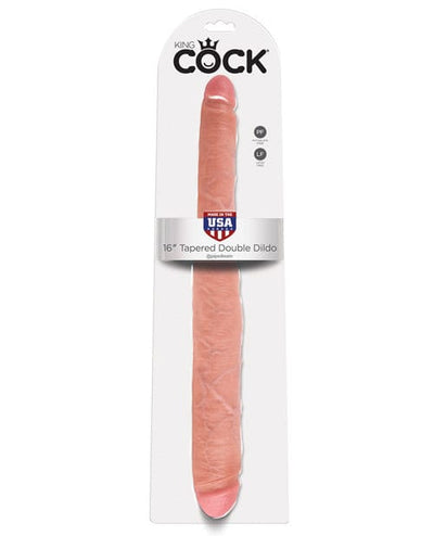 Pipedream Products King Cock 16" Tapered Double Dildo Flesh Dildos