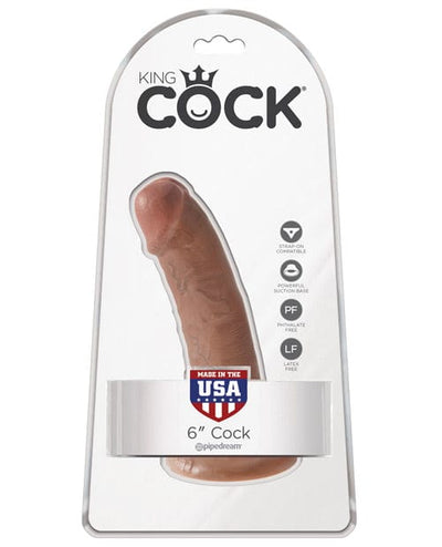 Pipedream Products King Cock 6" Cock Tan Dildos