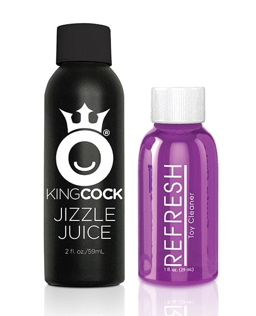 Pipedream Products King Cock 8" Squirting Cock with Balls Flesh Dildos