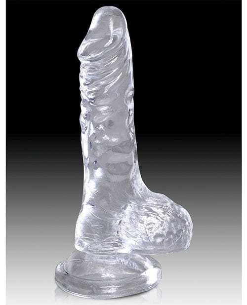 Pipedream Products King Cock Clear Cock with Balls Dildos