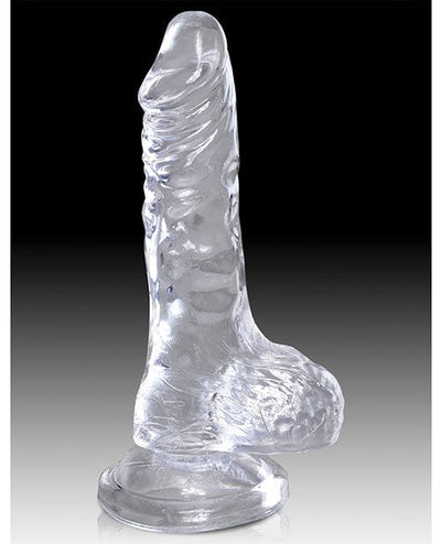 Pipedream Products King Cock Clear Cock with Balls Dildos