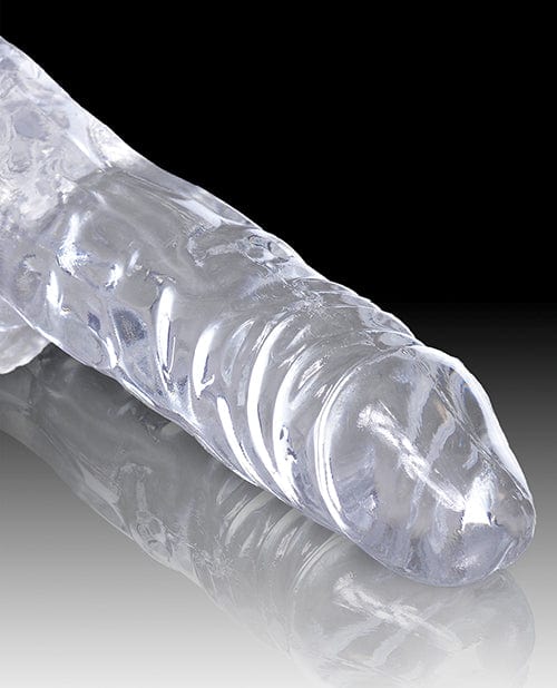 Pipedream Products King Cock Clear Cock with Balls Dildos