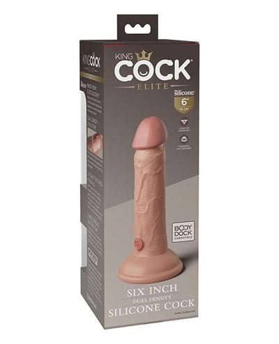 Pipedream Products King Cock Elite 6" Dual Density Silicone Cock Dildos