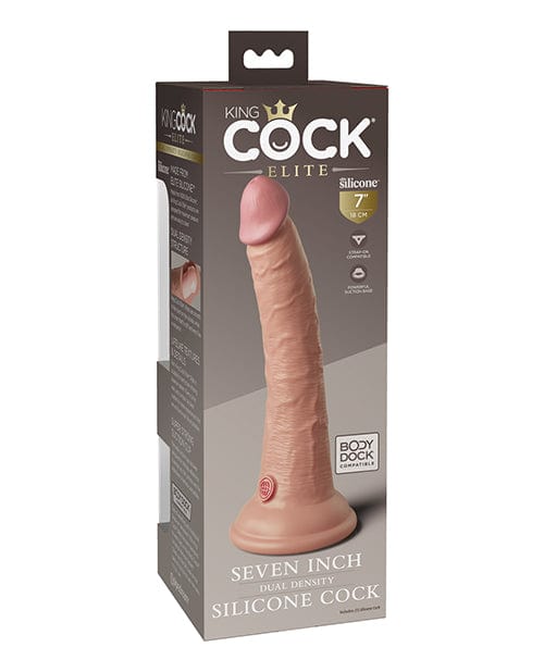 Pipedream Products King Cock Elite 7" Dual Density Silicone Cock Dildos
