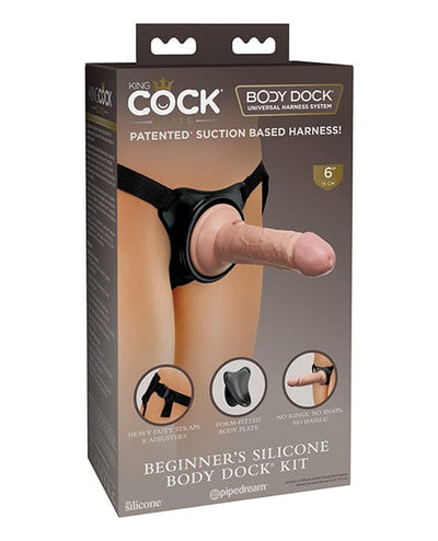 Pipedream Products King Cock Elite Beginner's Silicone Body Dock Kit Dildos