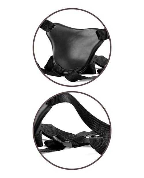 Pipedream Products King Cock Elite Comfy Body Dock Strap On Harness - Black Dildos
