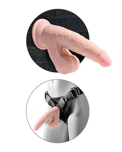 Pipedream Products King Cock Plus Triple Density Cock with Swinging Balls Dildos
