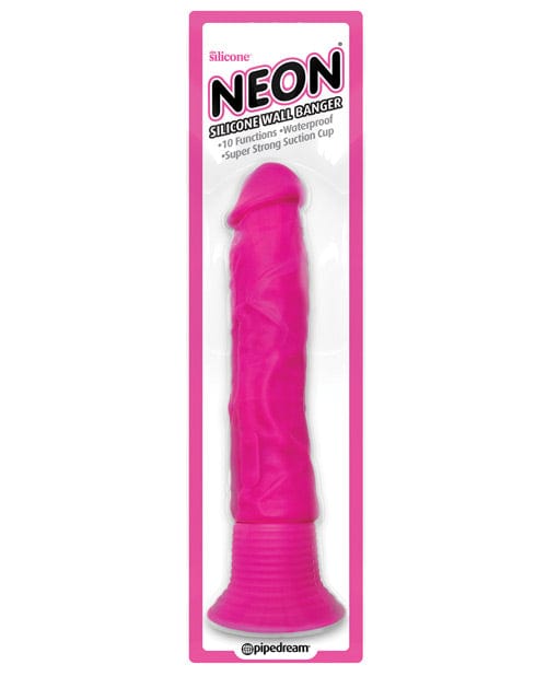 Pipedream Products Neon Luv Touch Silicone Wall Banger Pink Dildos
